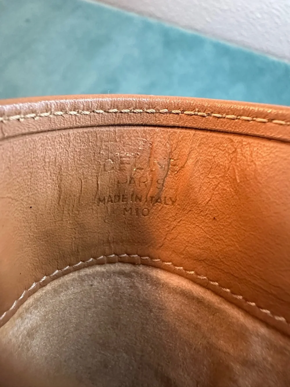 Vintage Celine Glasses Case Macadam Monogram Brown Slim Sunglasses Holder - Picture 6 of 10